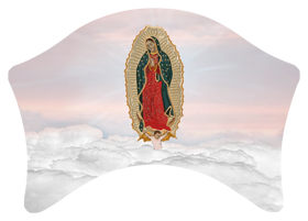 Lady of Guadalupe Clouds Pink